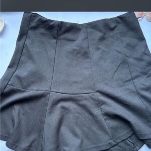Ambiance Black Knit Skirt